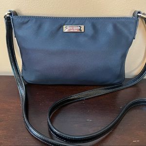 NWOT Kate Spade Black Nylon Small Crossbody Bag